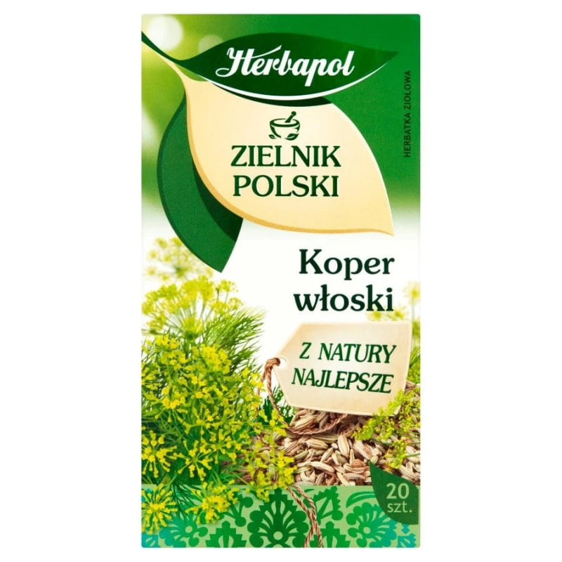 Herbapol Zielnik Polski Herbatka ziołowa koper włoski 40 g (20 x 2 g)