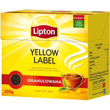Herbata Lipton Yellow Label Granulowana 100G