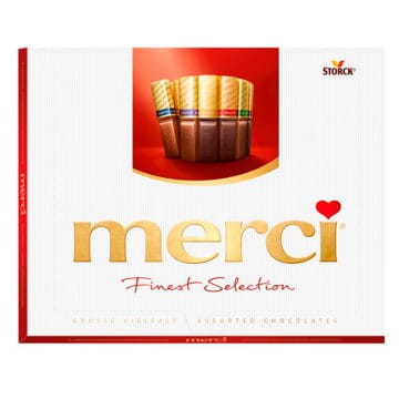Bombonierka Merci Czerwona 250G
