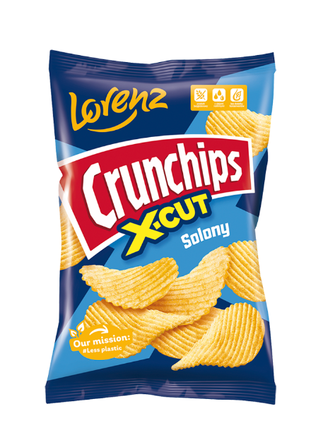 Chipsy Crunchips X-Cut Solony140G