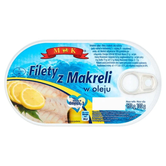 Filety z Makreli MK w Oleju 170G