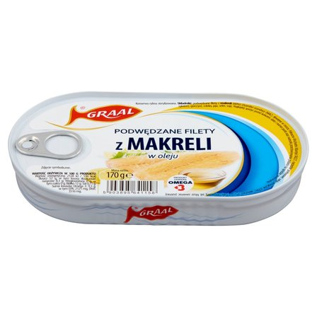 Filety z Markeli Podwędzane w Oleju Graal 170G
