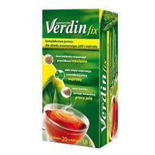 Herabata Verdin Fix Wspomagający Układ Trawienny  (20 torebek)