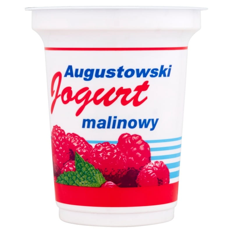 Jogurt Augustowski Malinowy 350G