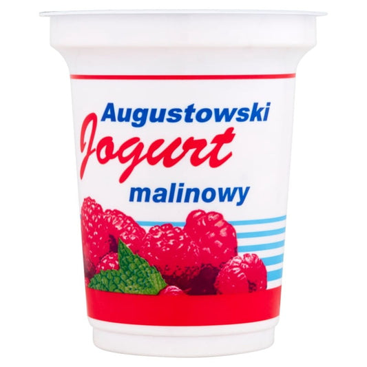 Jogurt Augustowski Malinowy 350G