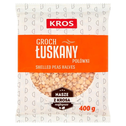 Kros Groch łuskany połówki 400 g