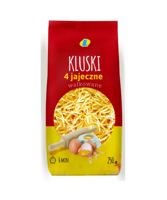 Makaron Lewiatan Kluski 4-jajeczne Wałkowane 250G