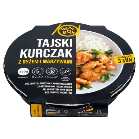 MealBox Tajski Kurczak z Ryżem i Warzywami 360G